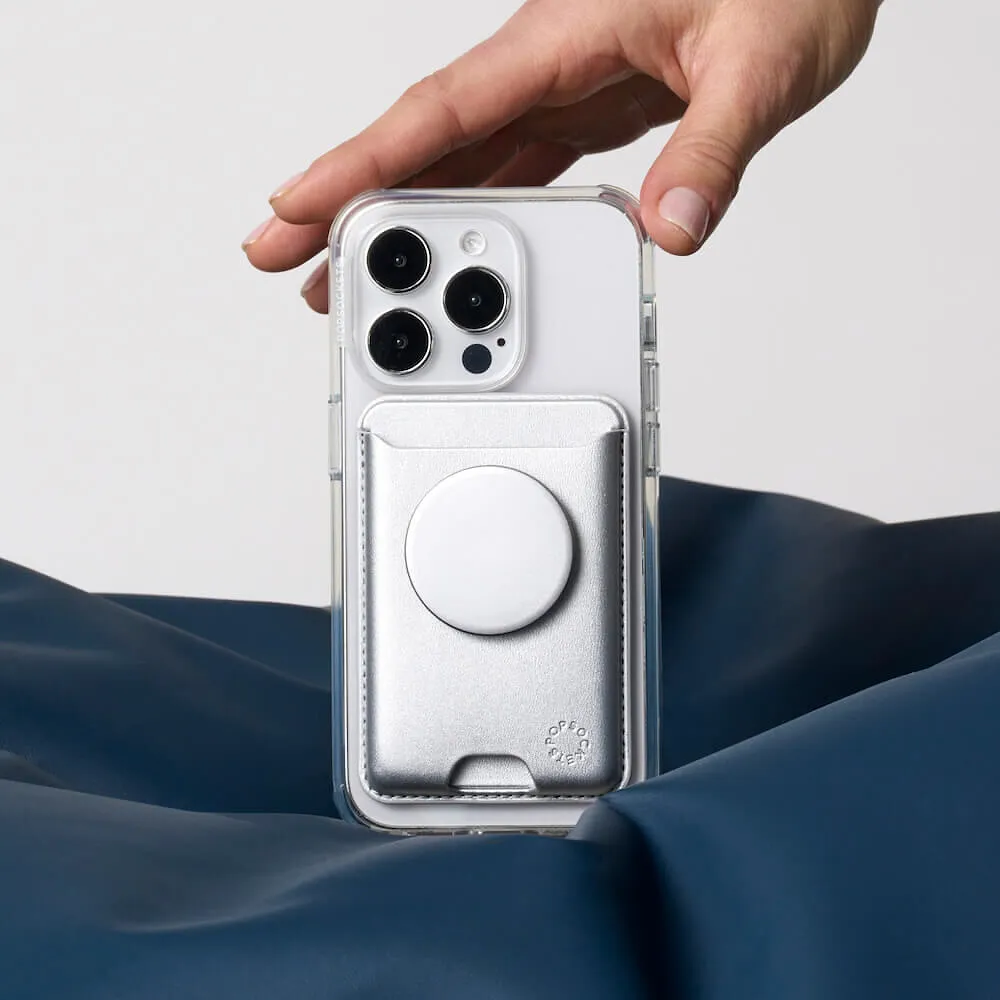Silver —  Softgoods MagSafe PopWallet+