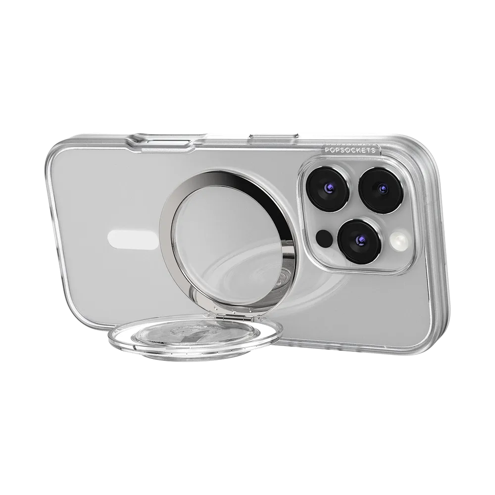 Clear  —  MagSafe Kick-Out Grip & Stand