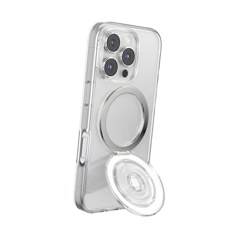 Clear  —  MagSafe Kick-Out Grip & Stand