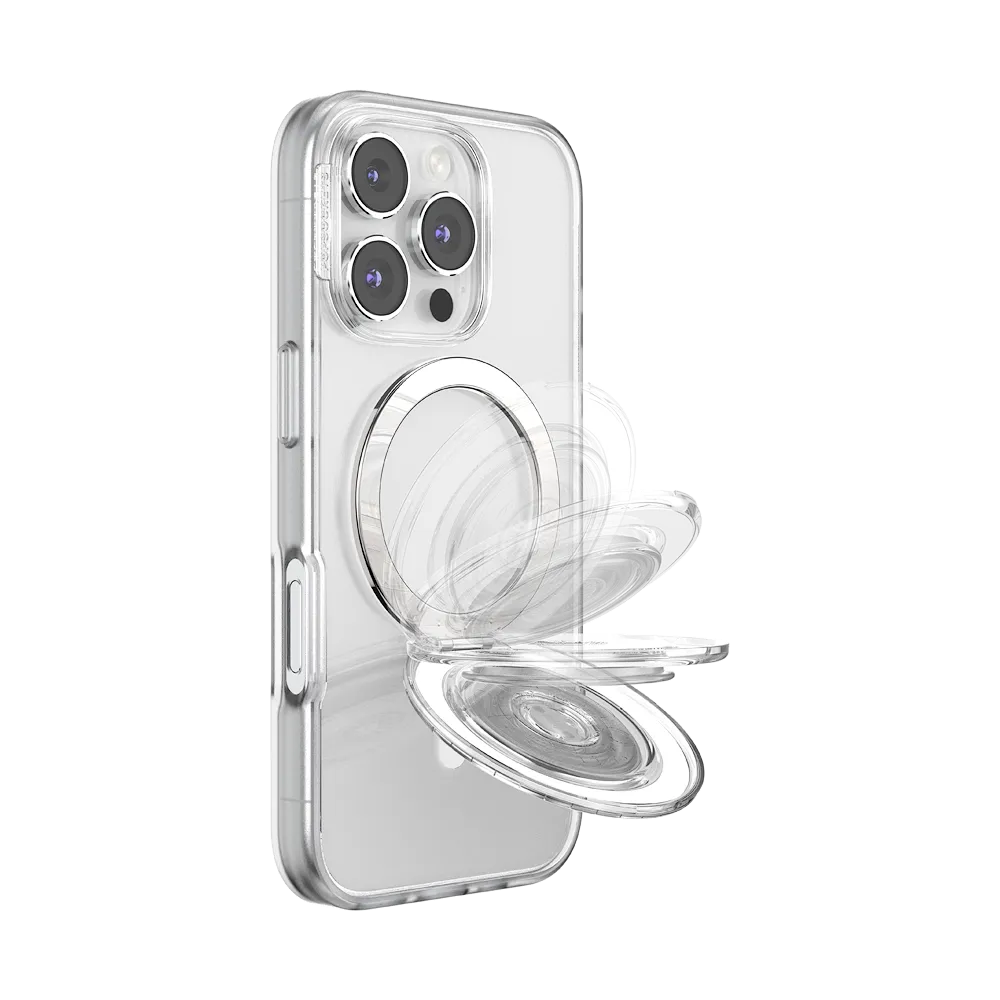 Clear  —  MagSafe Kick-Out Grip & Stand