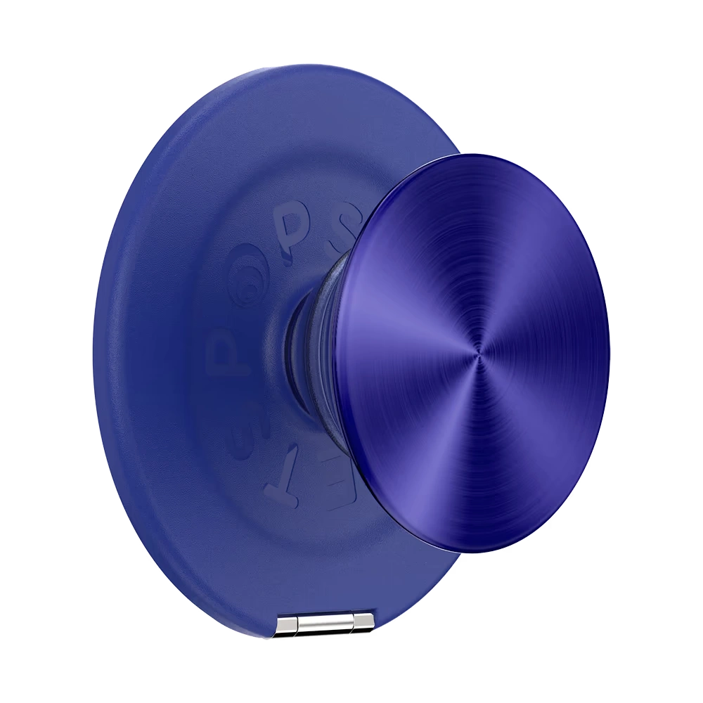 Aluminum Radial French Navy — MagSafe Kick-Out Grip & Stand