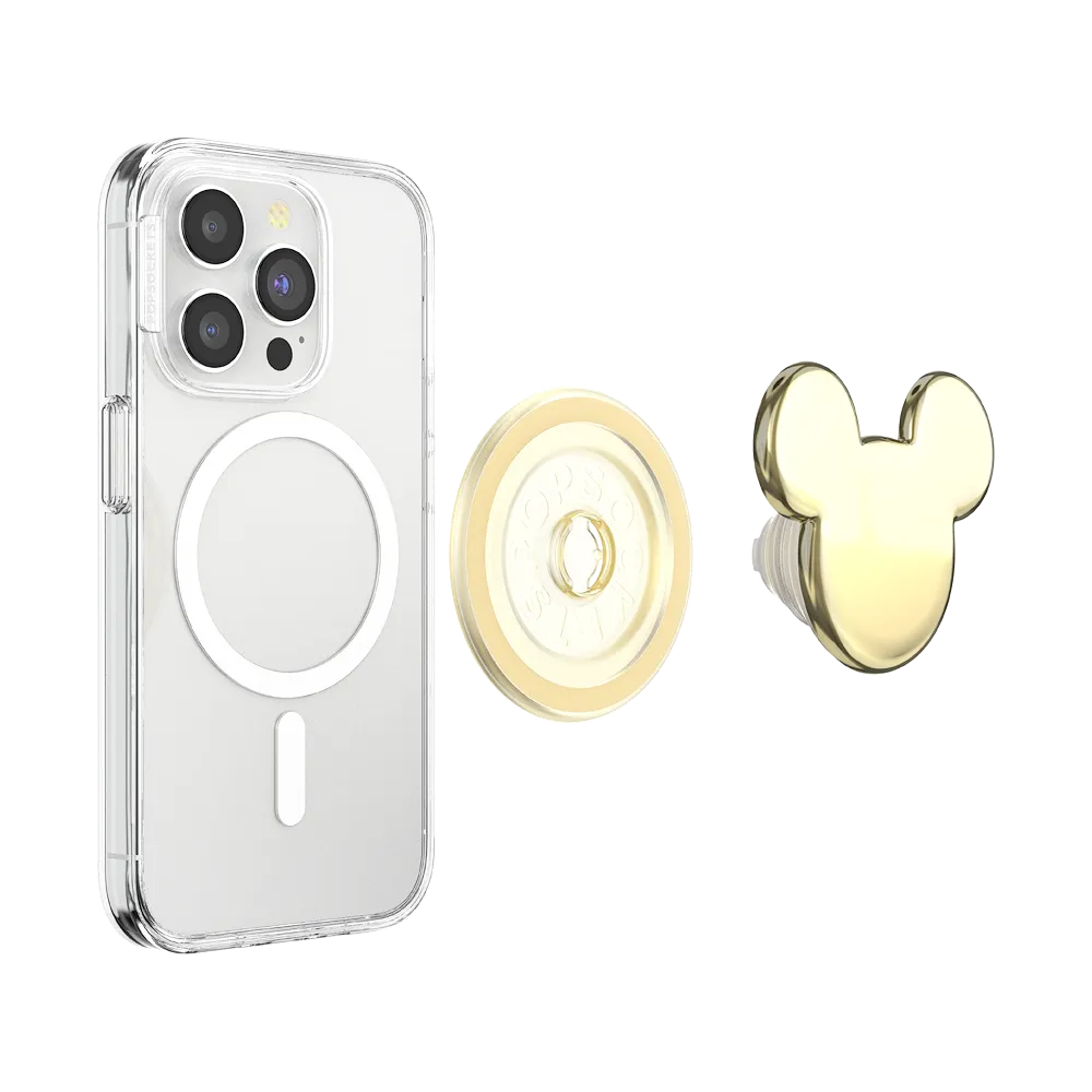 Enamel Gold Mickey Head — MagSafe PopGrip