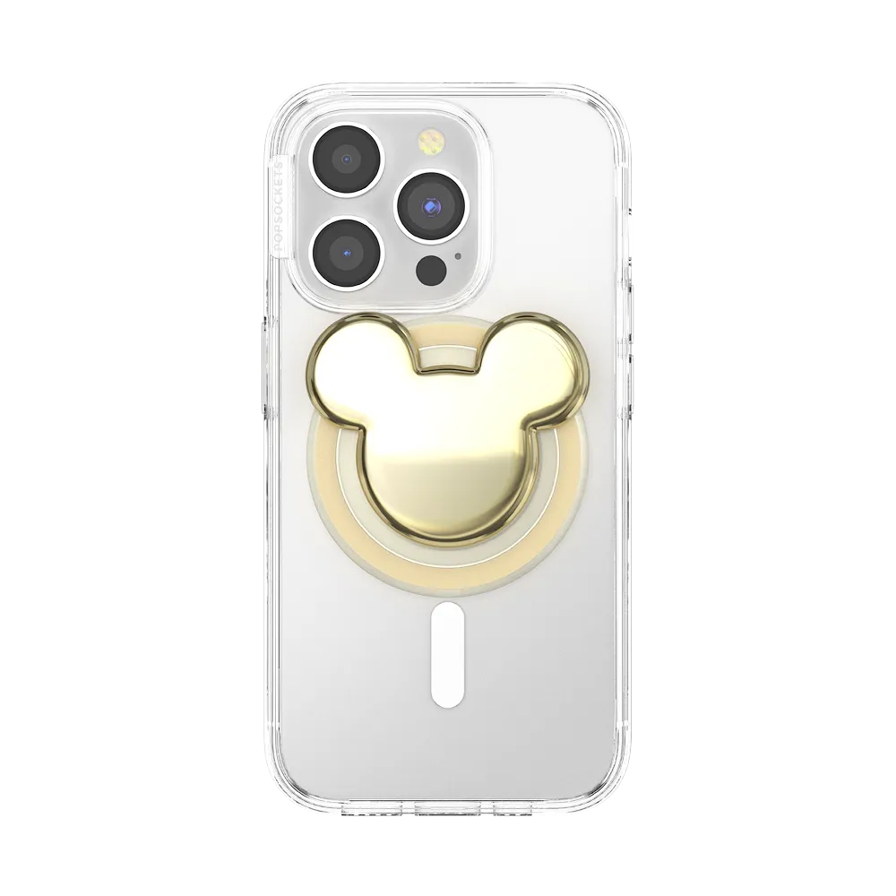 Enamel Gold Mickey Head — MagSafe PopGrip