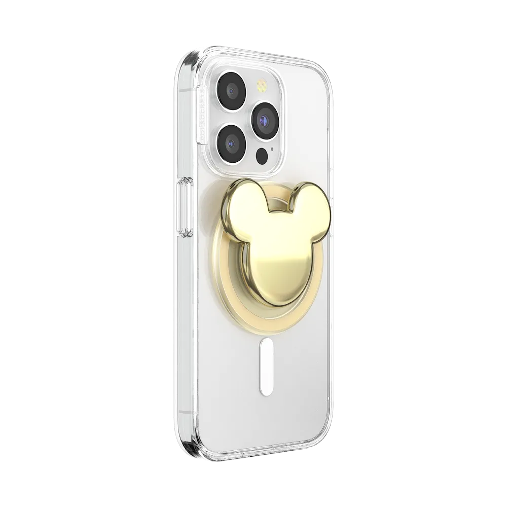 Enamel Gold Mickey Head — MagSafe PopGrip