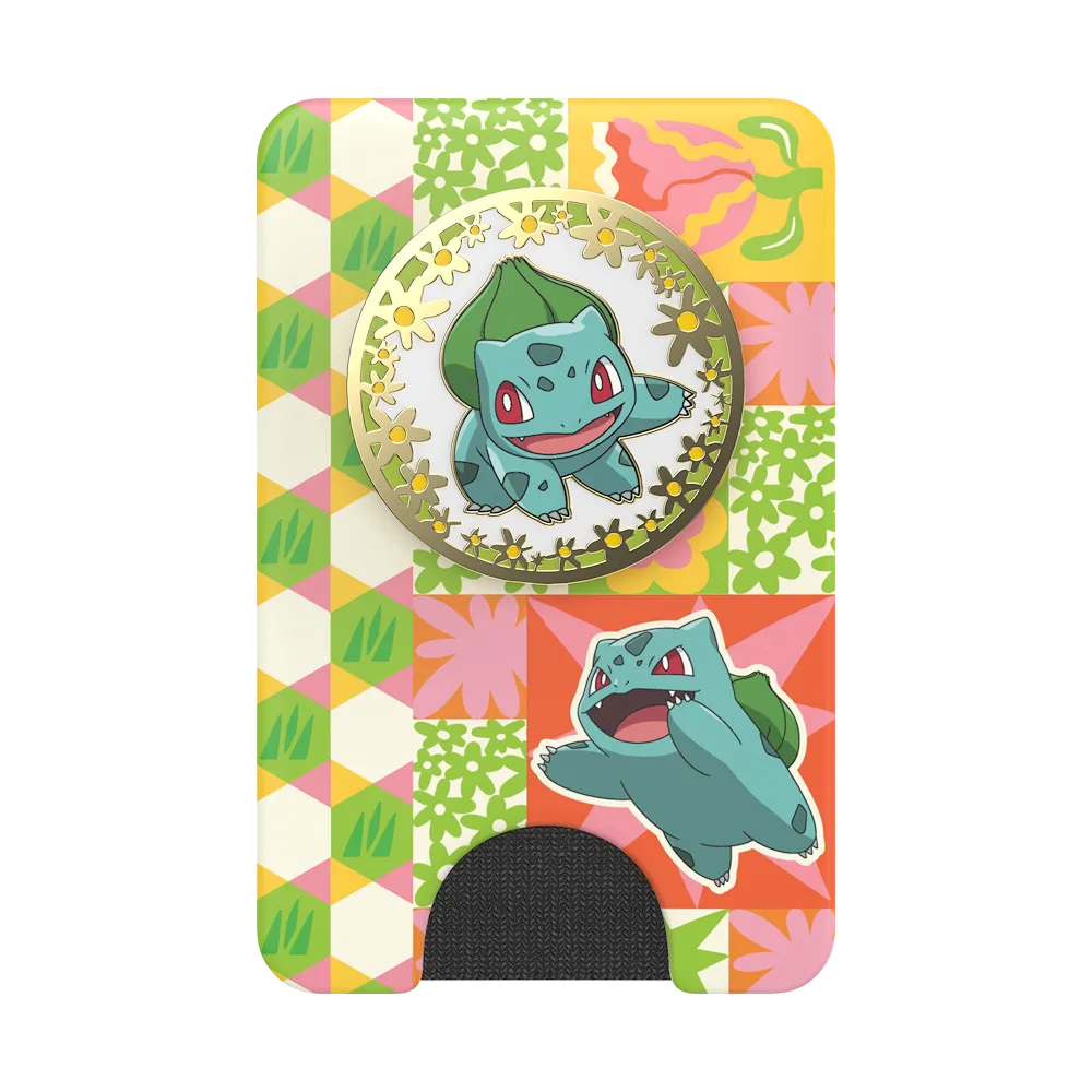 Bulbasaur Patchwork — MagSafe PopWallet+