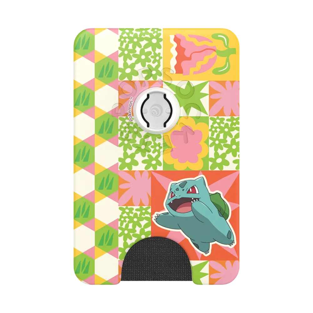 Bulbasaur Patchwork — MagSafe PopWallet+ 4 Bulbasaur Patchwork — MagSafe PopWallet+