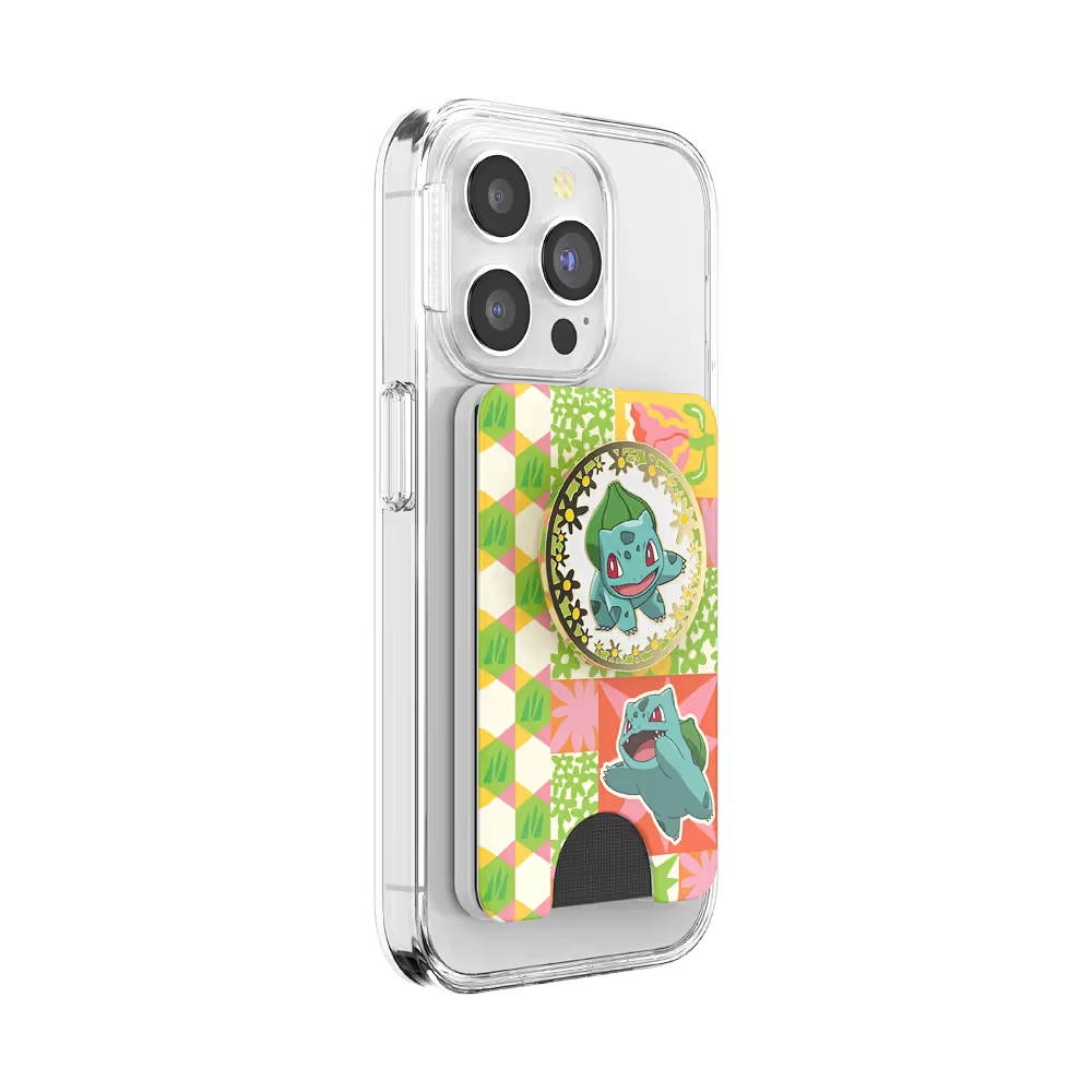 Bulbasaur Patchwork — MagSafe PopWallet+ 6 Bulbasaur Patchwork — MagSafe PopWallet+