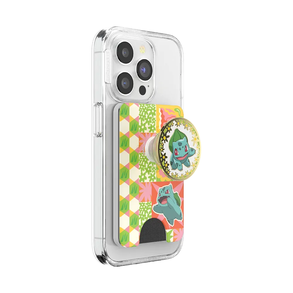 Bulbasaur Patchwork — MagSafe PopWallet+ 7 Bulbasaur Patchwork — MagSafe PopWallet+