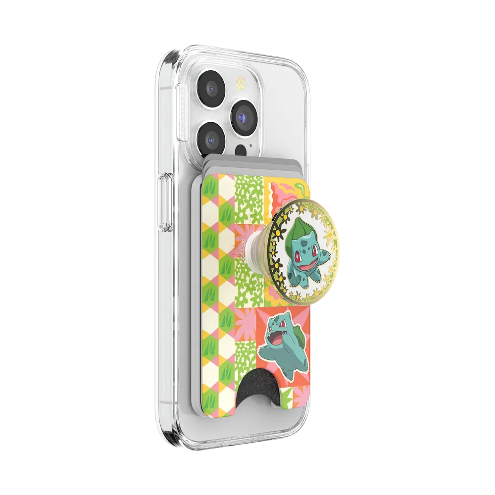 Bulbasaur Patchwork — MagSafe PopWallet+ 8 Bulbasaur Patchwork — MagSafe PopWallet+