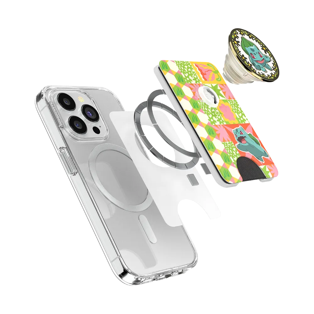 Bulbasaur Patchwork — MagSafe PopWallet+ 9 Bulbasaur Patchwork — MagSafe PopWallet+