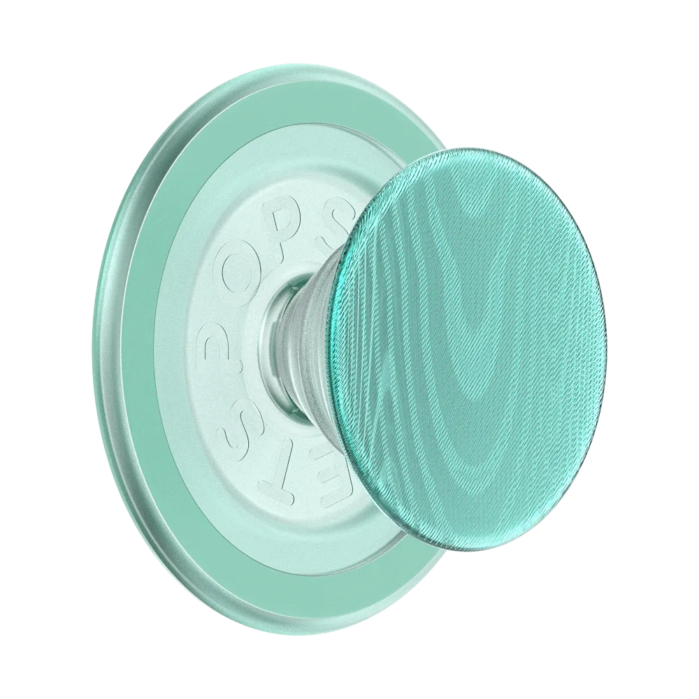 Aluminum Moire Turquoise — MagSafe PopGrip