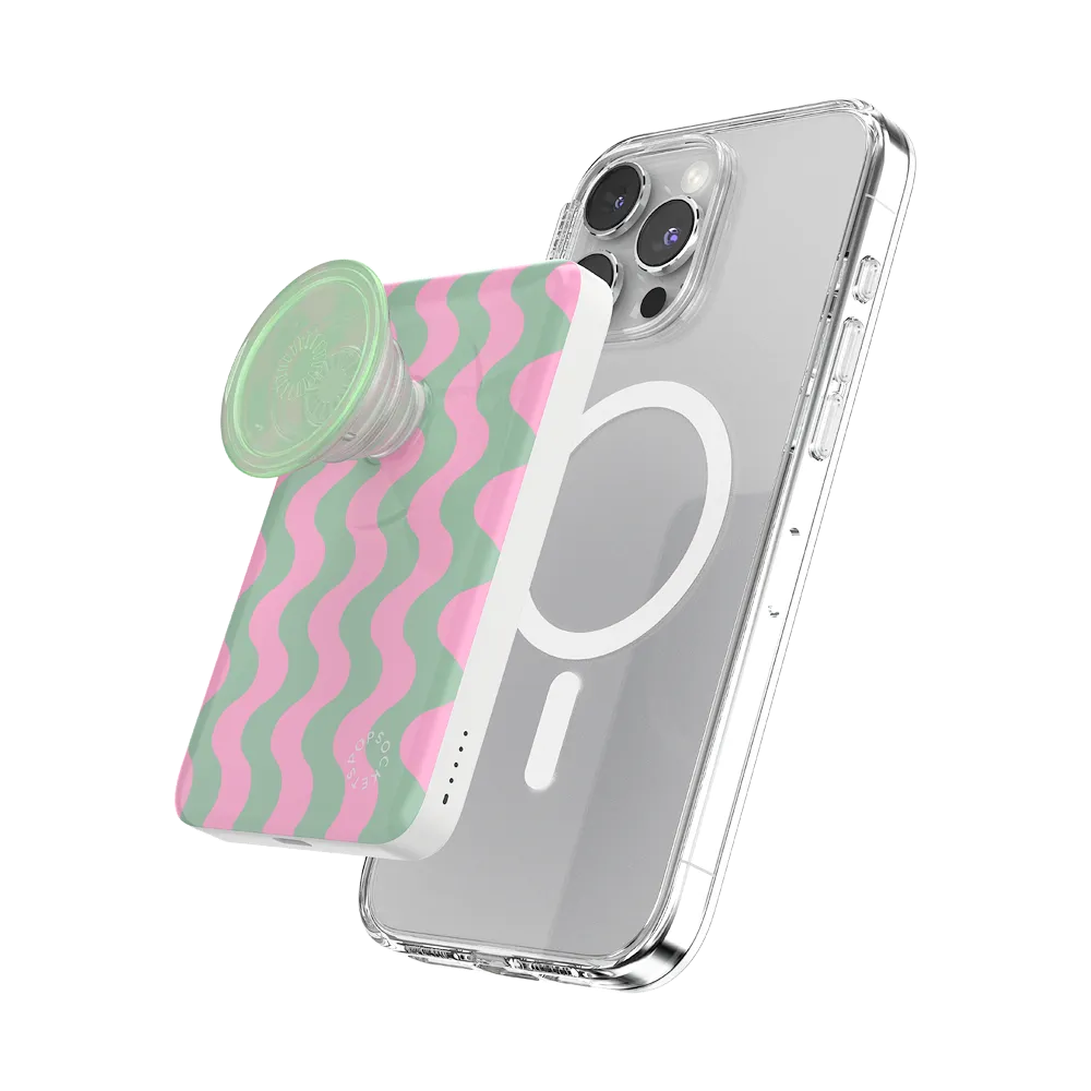 Wavy Flamingo — MagSafe PowerPack