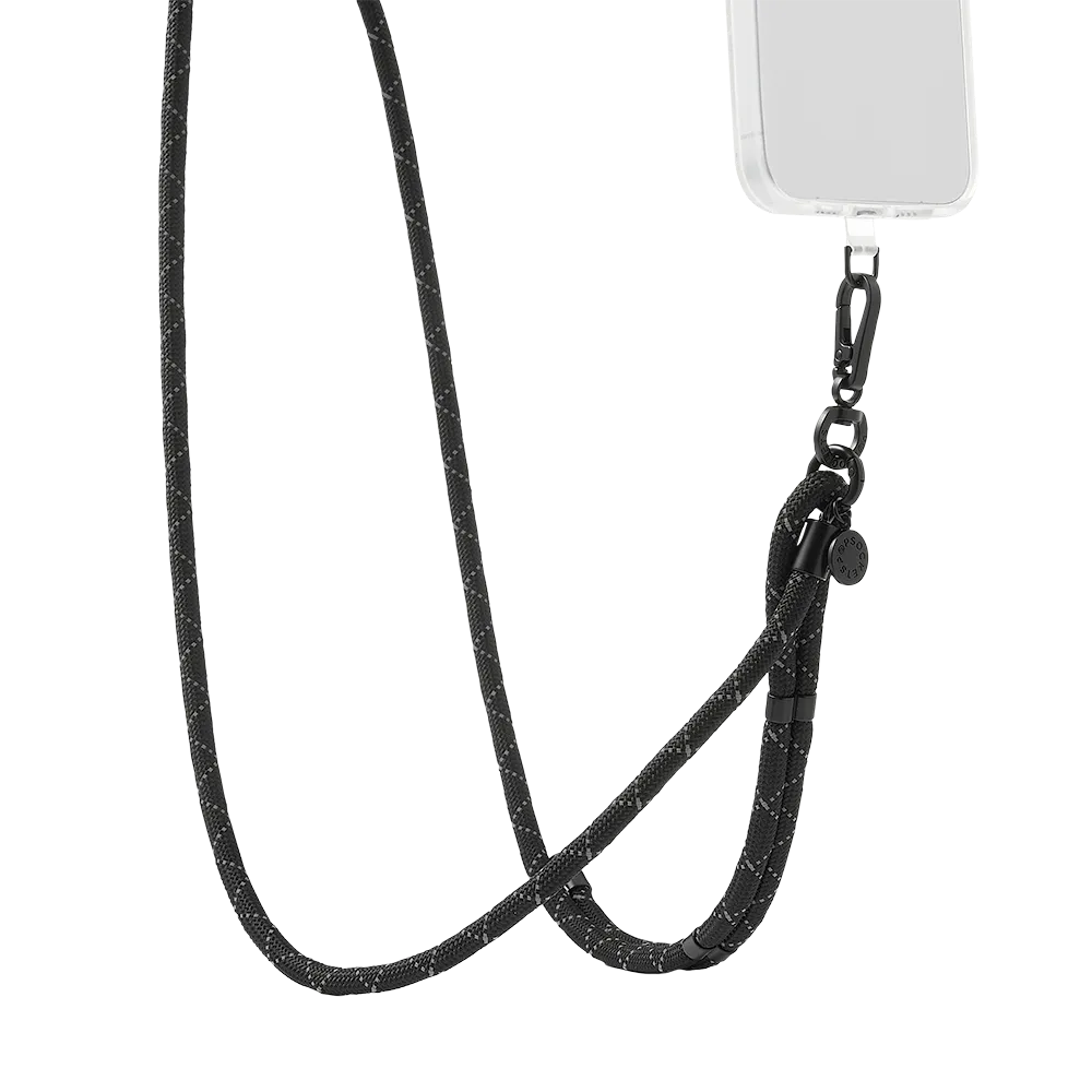 Paracord Black — Phone Strap 2 Paracord Black — Phone Strap