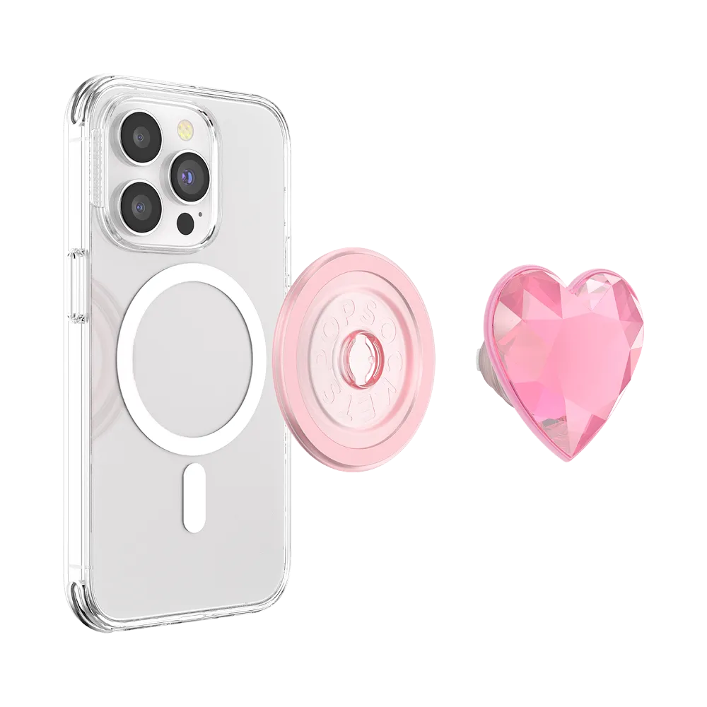 Dichroic Heart — MagSafe PopGrip 7 Dichroic Heart — MagSafe PopGrip