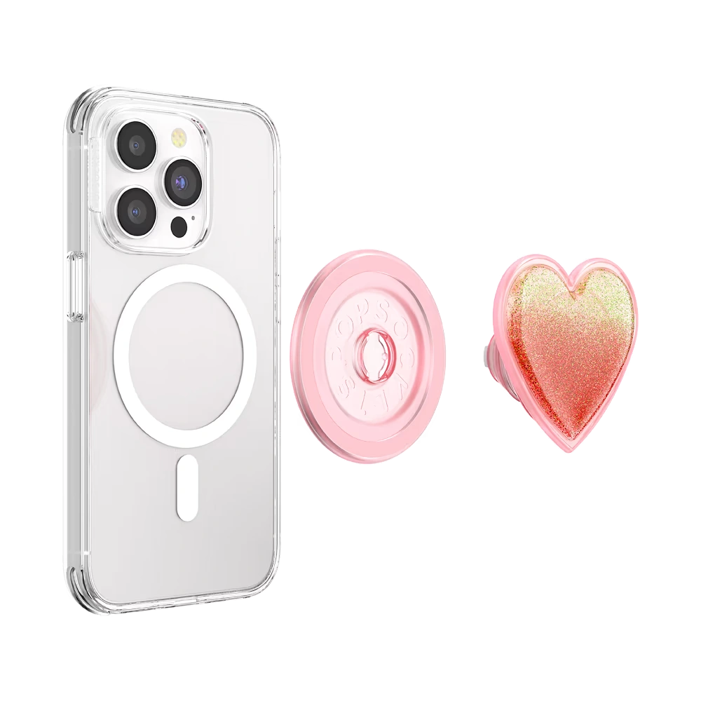 Squishy Tidepool Heart Pinky — MagSafe PopGrip