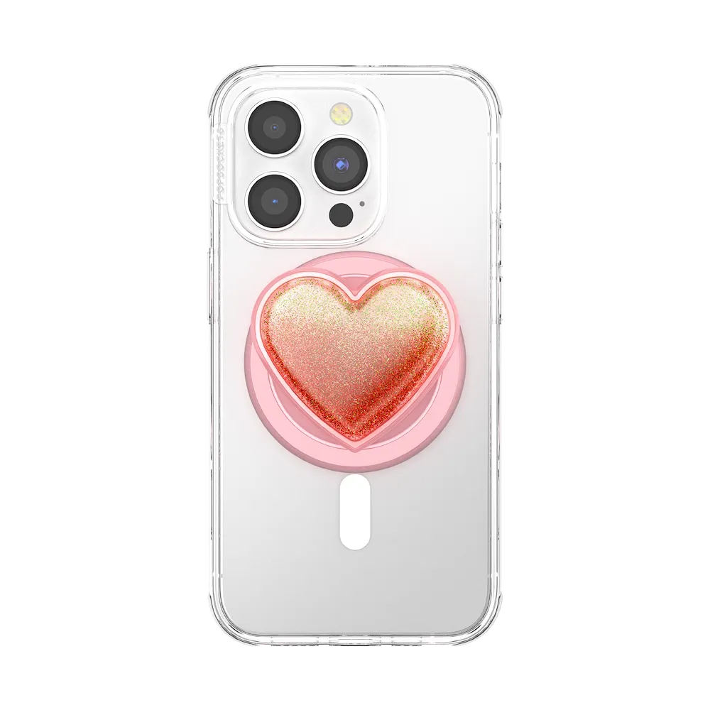 Squishy Tidepool Heart Pinky — MagSafe PopGrip