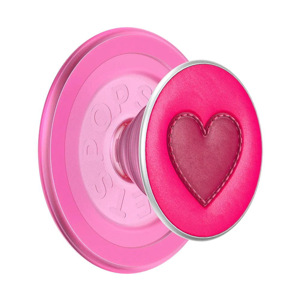 Stitched Sweet Heart — MagSafe PopGrip