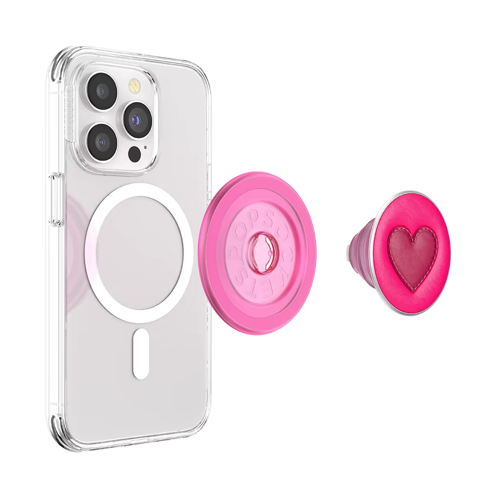 Stitched Sweet Heart — MagSafe PopGrip