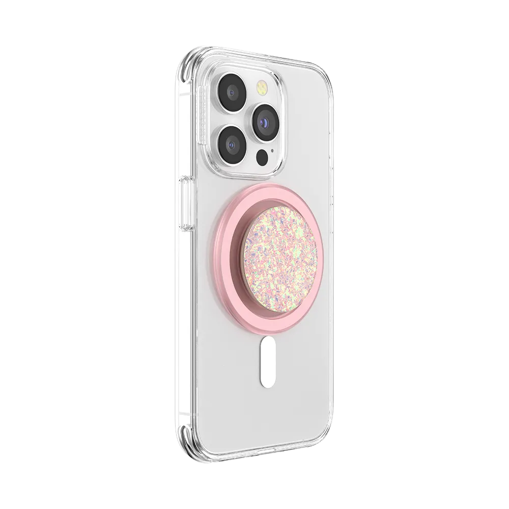 Iridescent Confetti Rose — MagSafe PopGrip 5 Iridescent Confetti Rose — MagSafe PopGrip