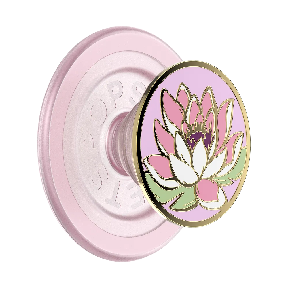Enamel Water Lily — MagSafe PopGrip