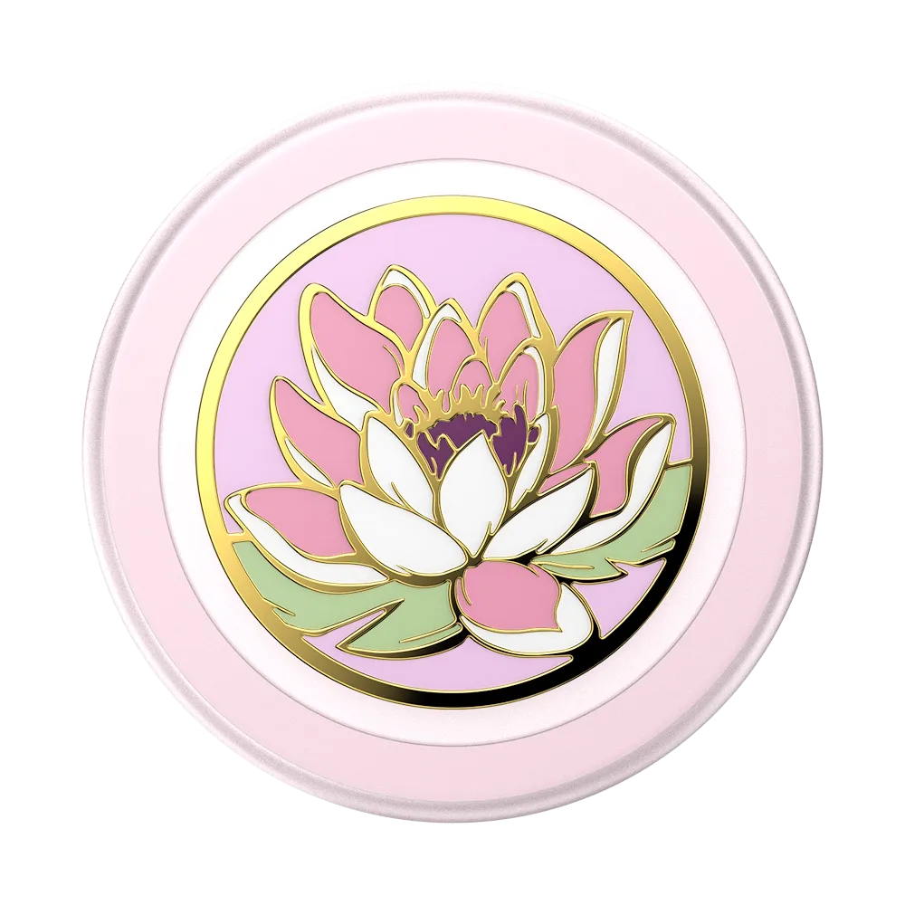 Enamel Water Lily — MagSafe PopGrip