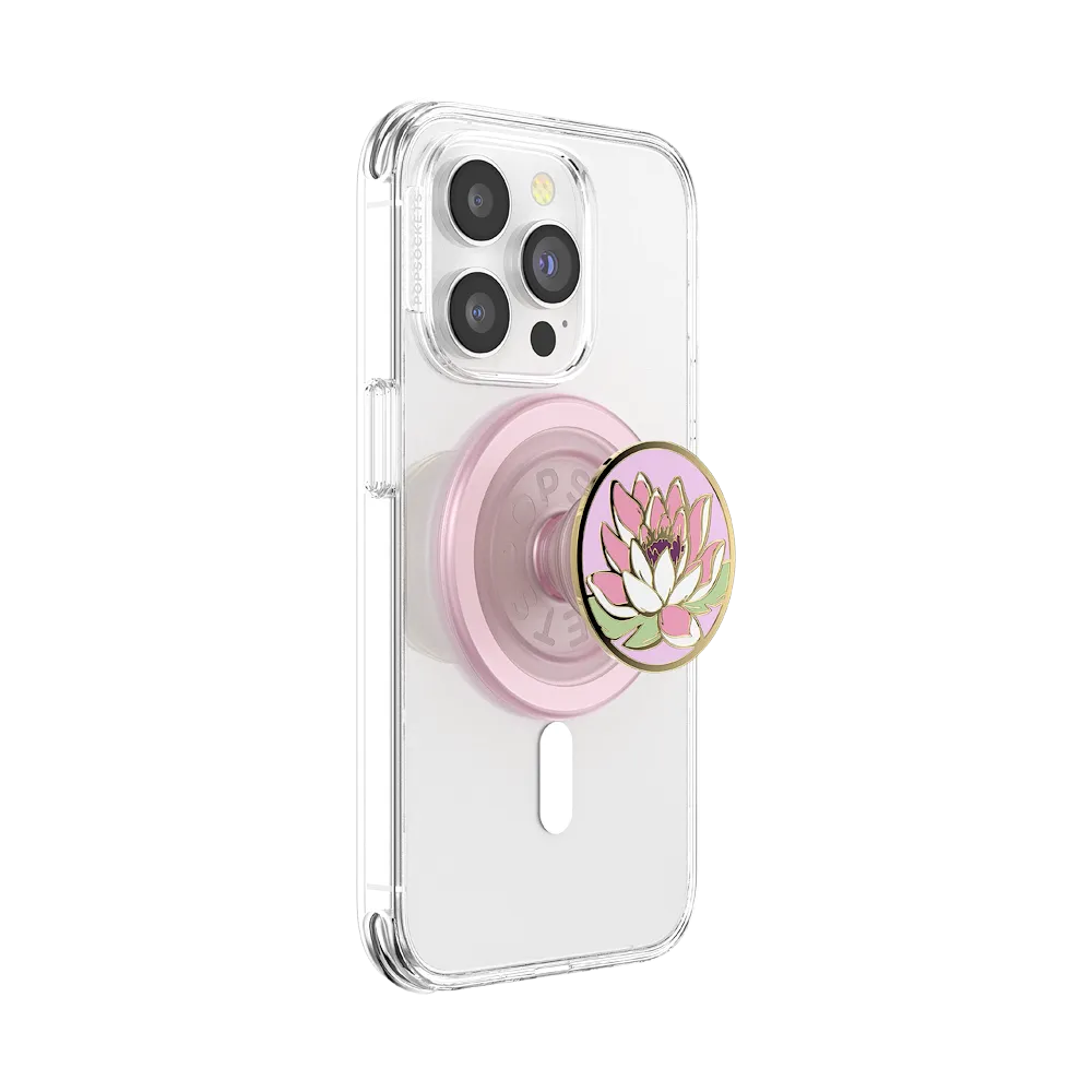 Enamel Water Lily — MagSafe PopGrip