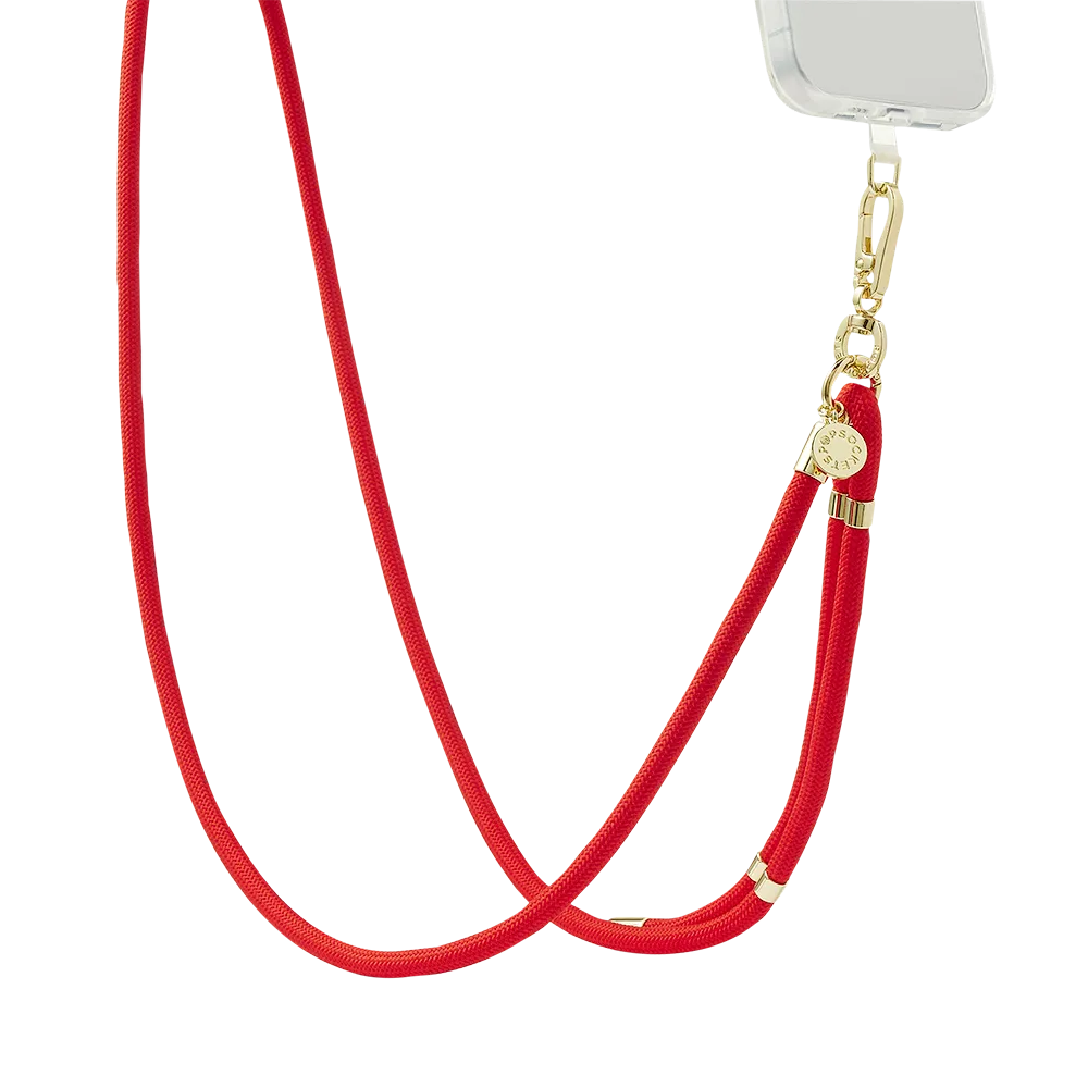 Paracord Rosso — Phone Strap