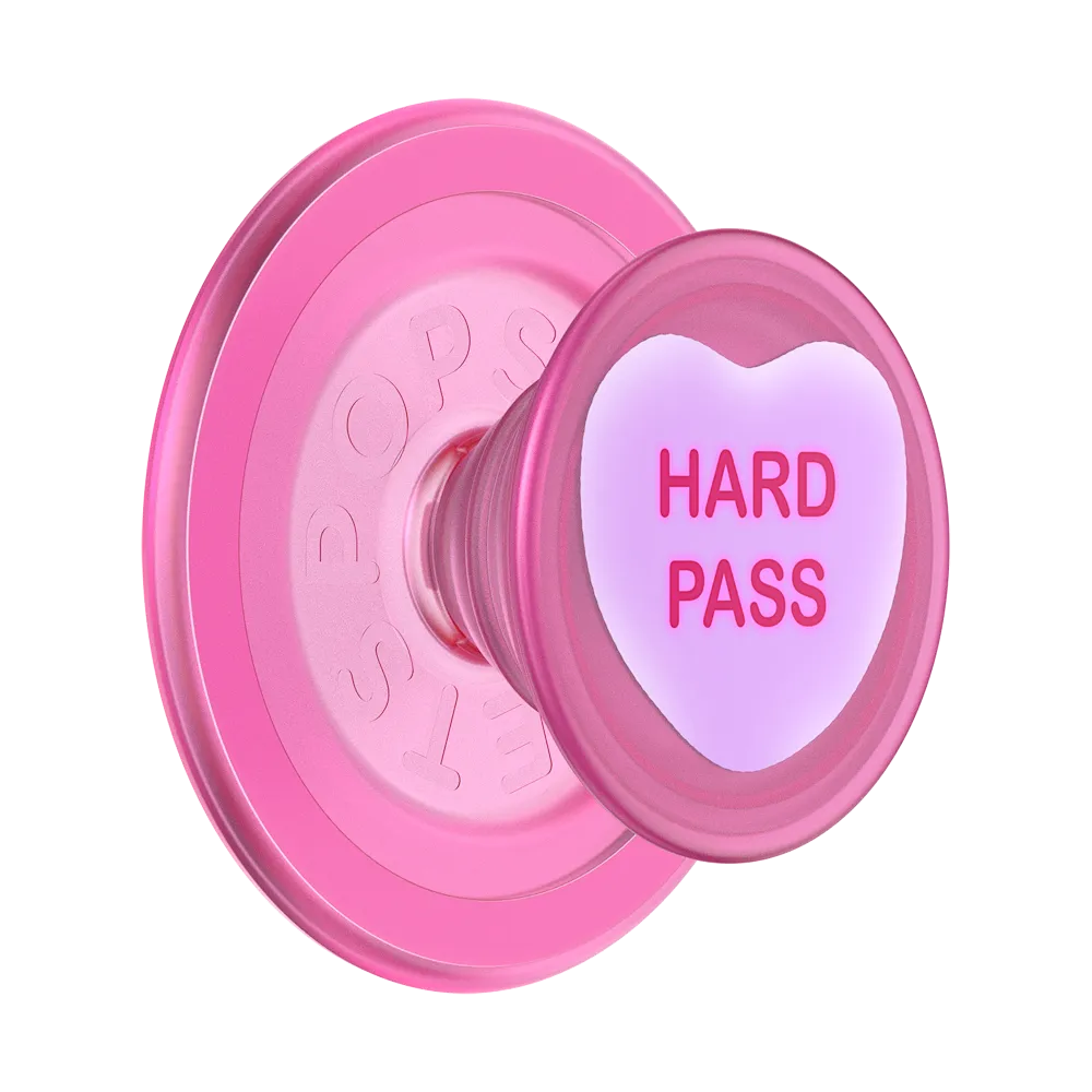 Candy Heart Hard Pass — MagSafe PopGrip