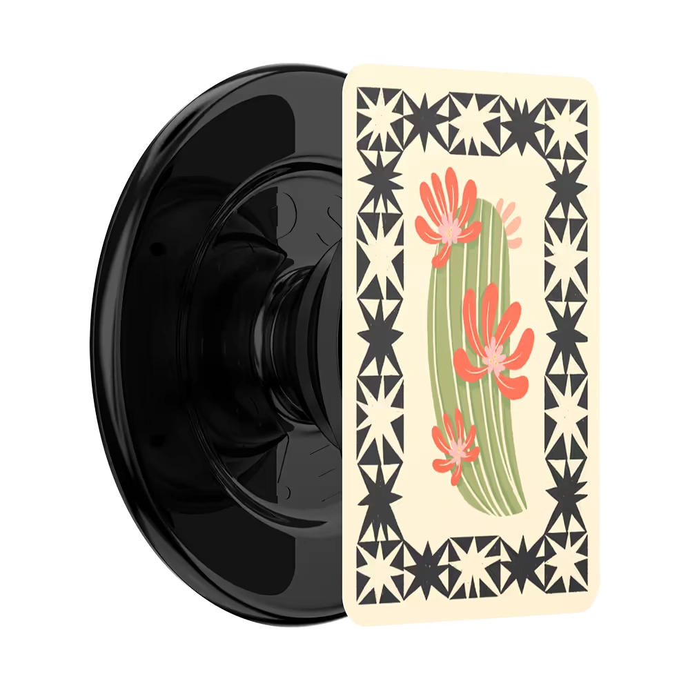 Card Desert Bloom — MagSafe PopGrip
