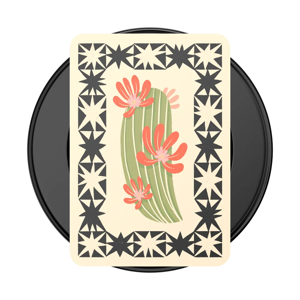 Card Desert Bloom — MagSafe PopGrip