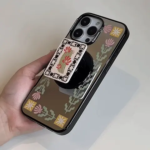 Card Desert Bloom — MagSafe PopGrip