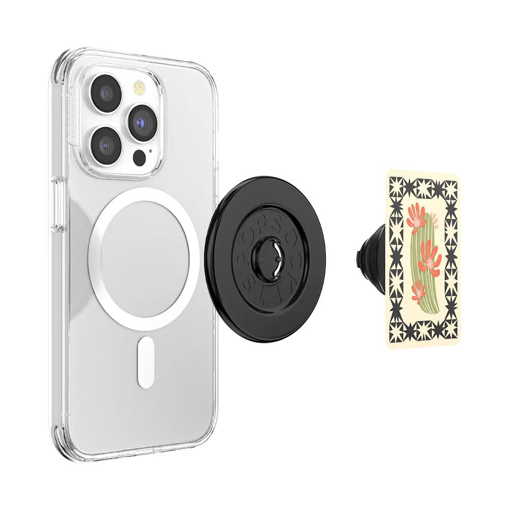 Card Desert Bloom — MagSafe PopGrip