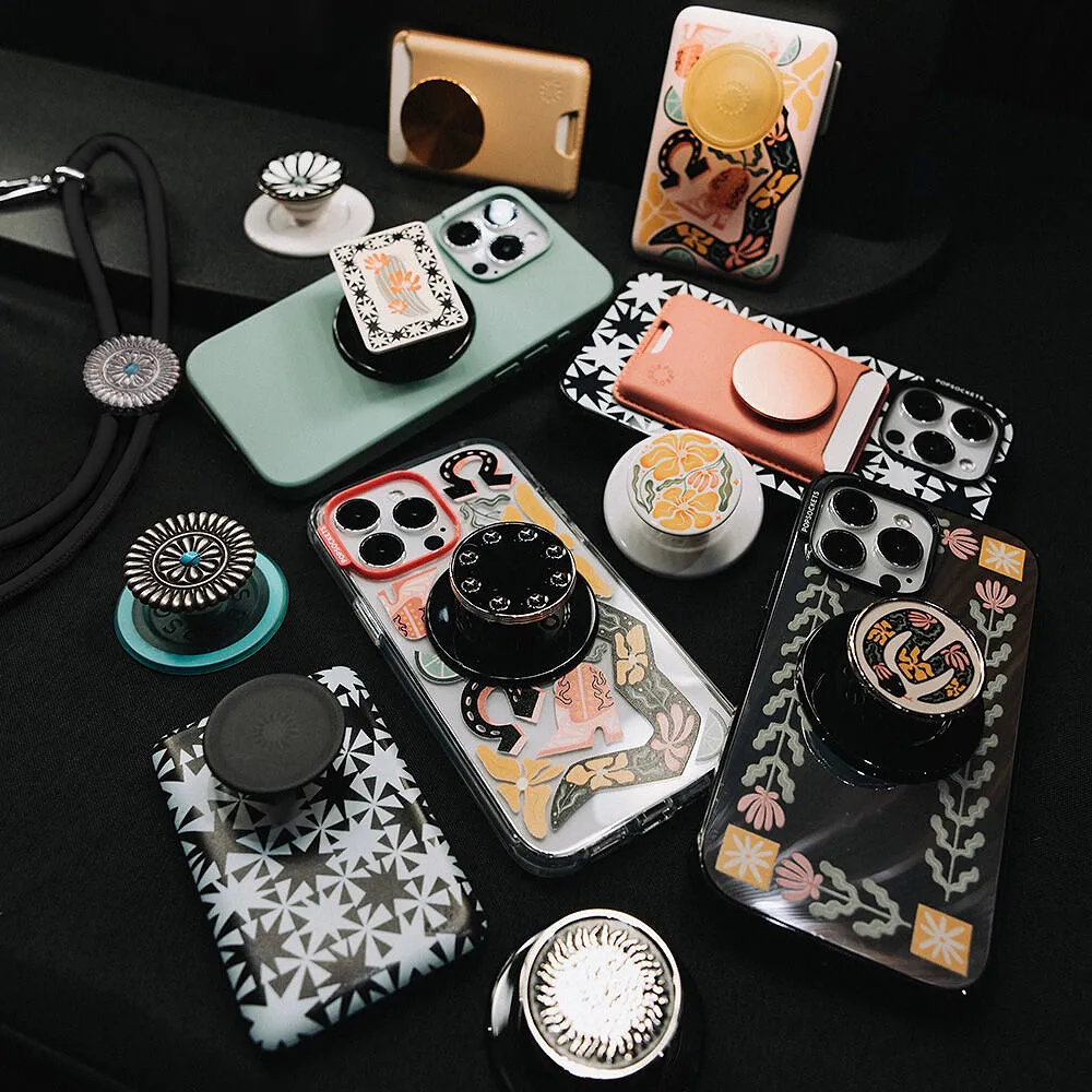 Card Desert Bloom — MagSafe PopGrip