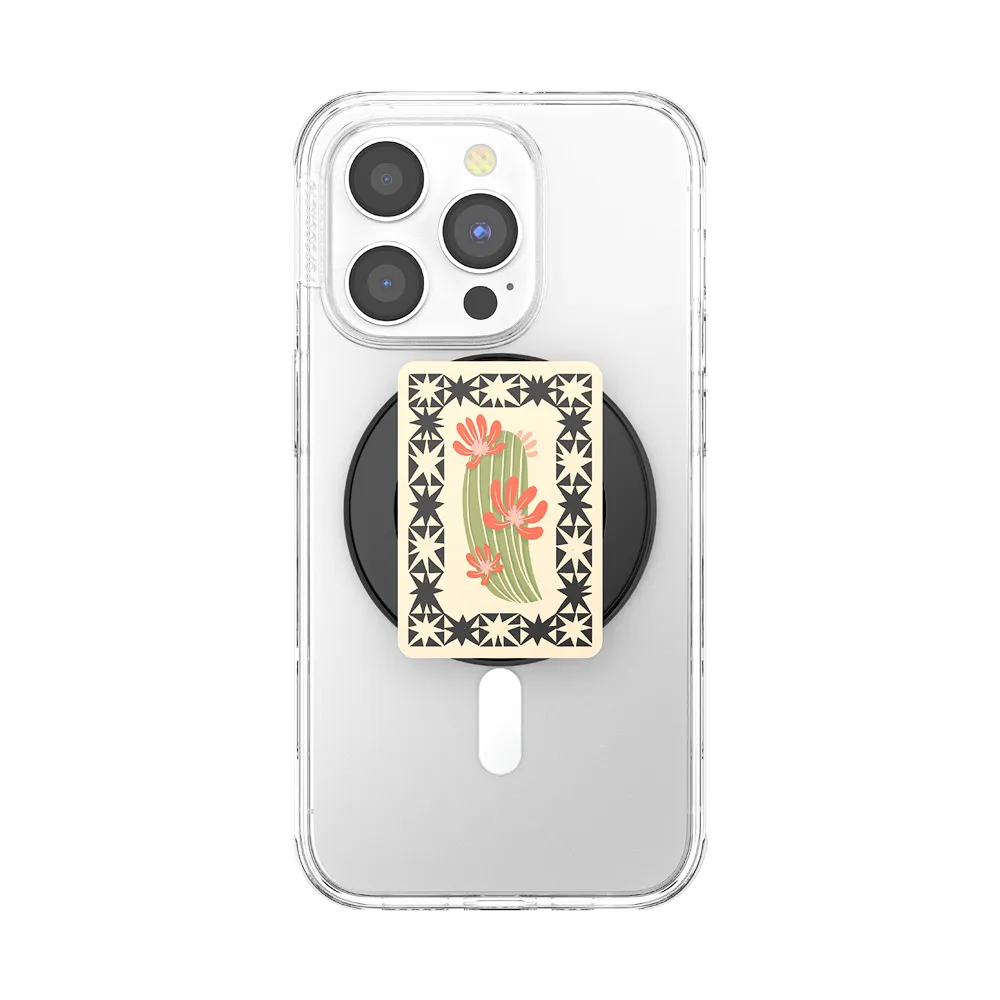Card Desert Bloom — MagSafe PopGrip
