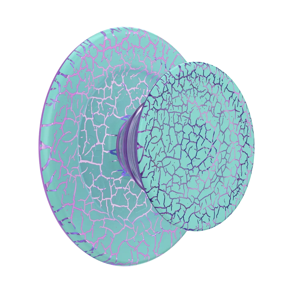 Crackle Reef Printed Sugar Plum — MagSafe PopGrip