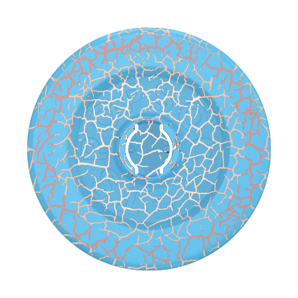 Crackle Denali Printed Orange Zest — MagSafe PopGrip
