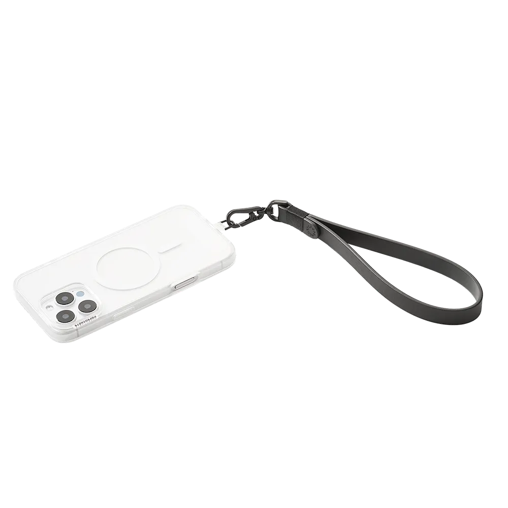 Vegan Leather Black — Phone Wristlet 4 Vegan Leather Black — Phone Wristlet
