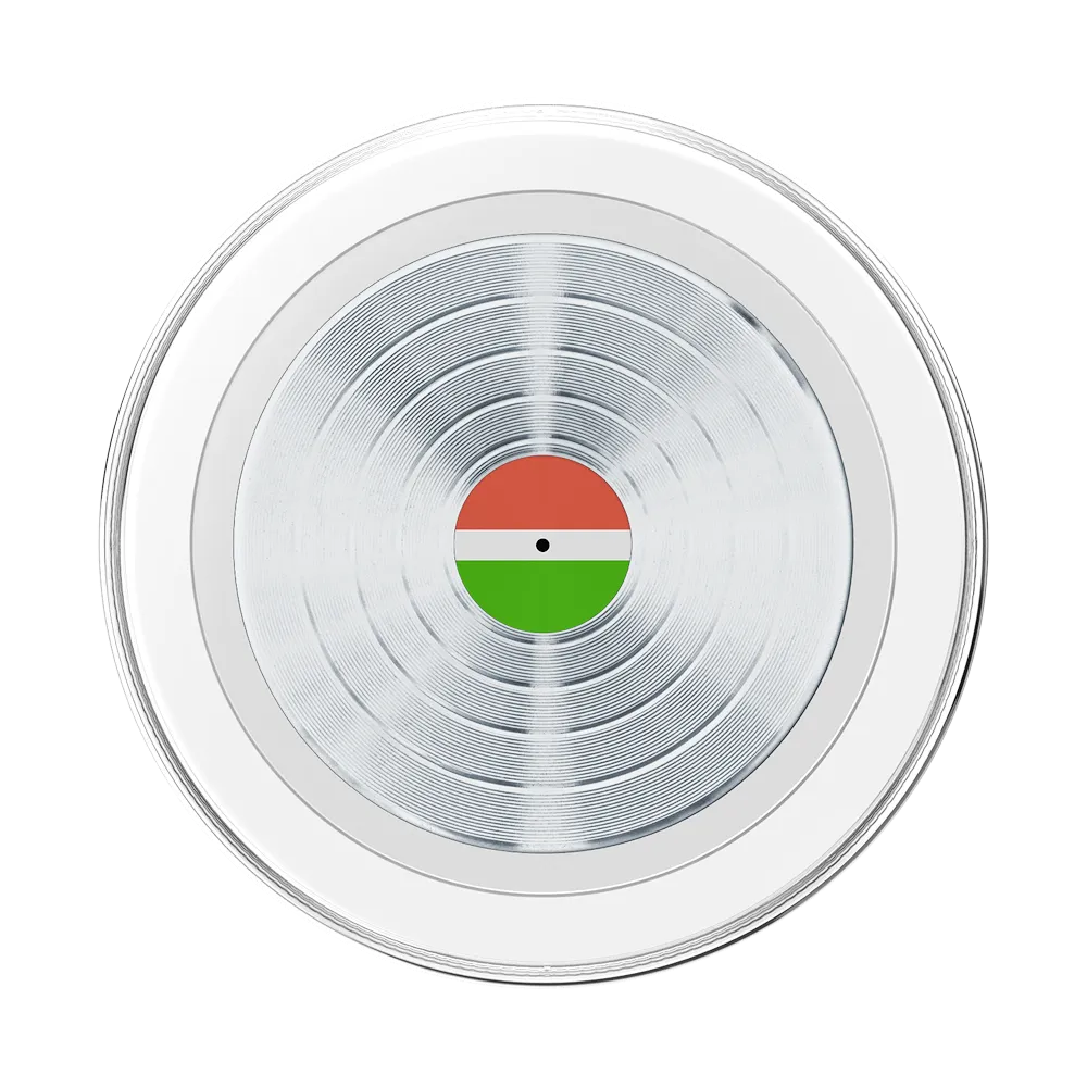 Backspin Aluminum 45rpm Silver — MagSafe PopGrip