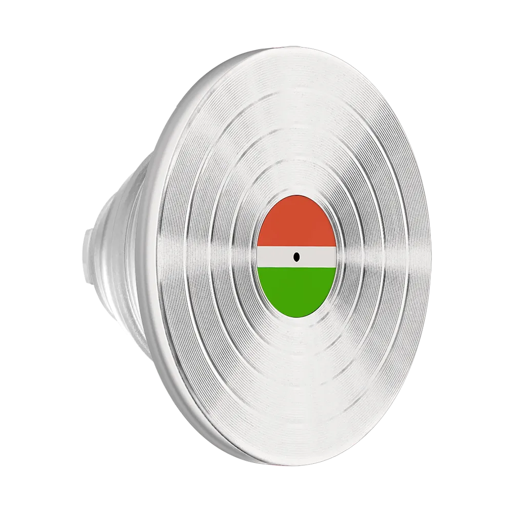 Backspin Aluminum 45rpm Silver — MagSafe PopGrip
