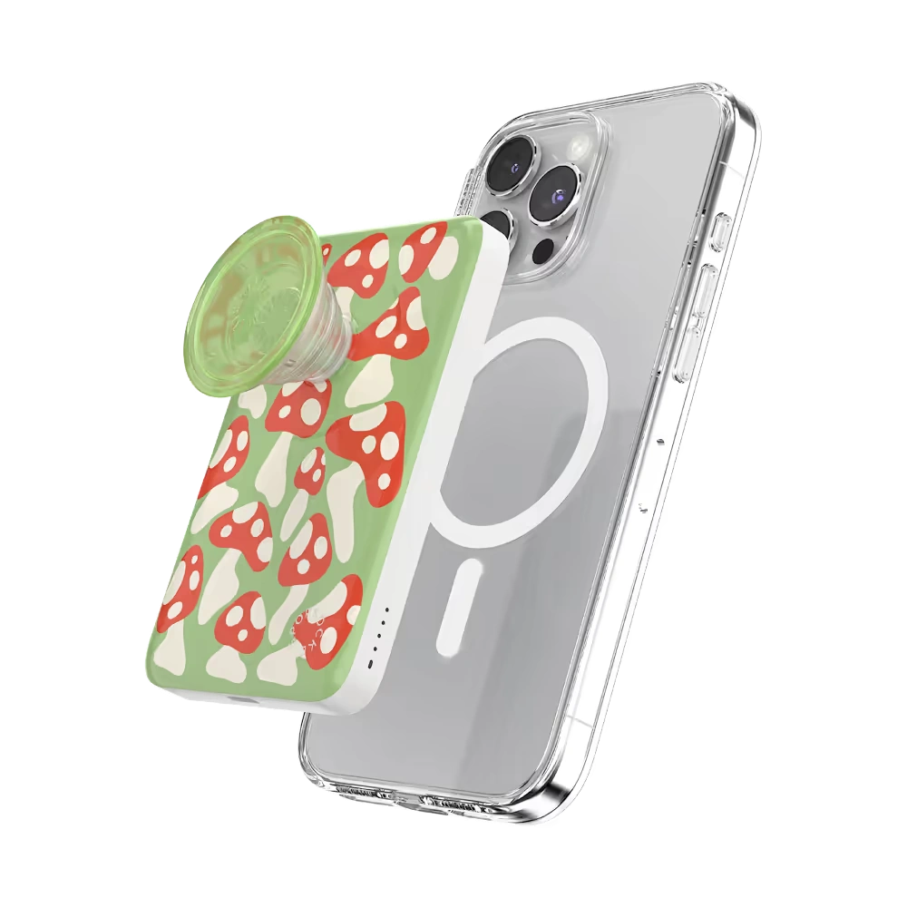 Red Shrooms Green — MagSafe PowerPack