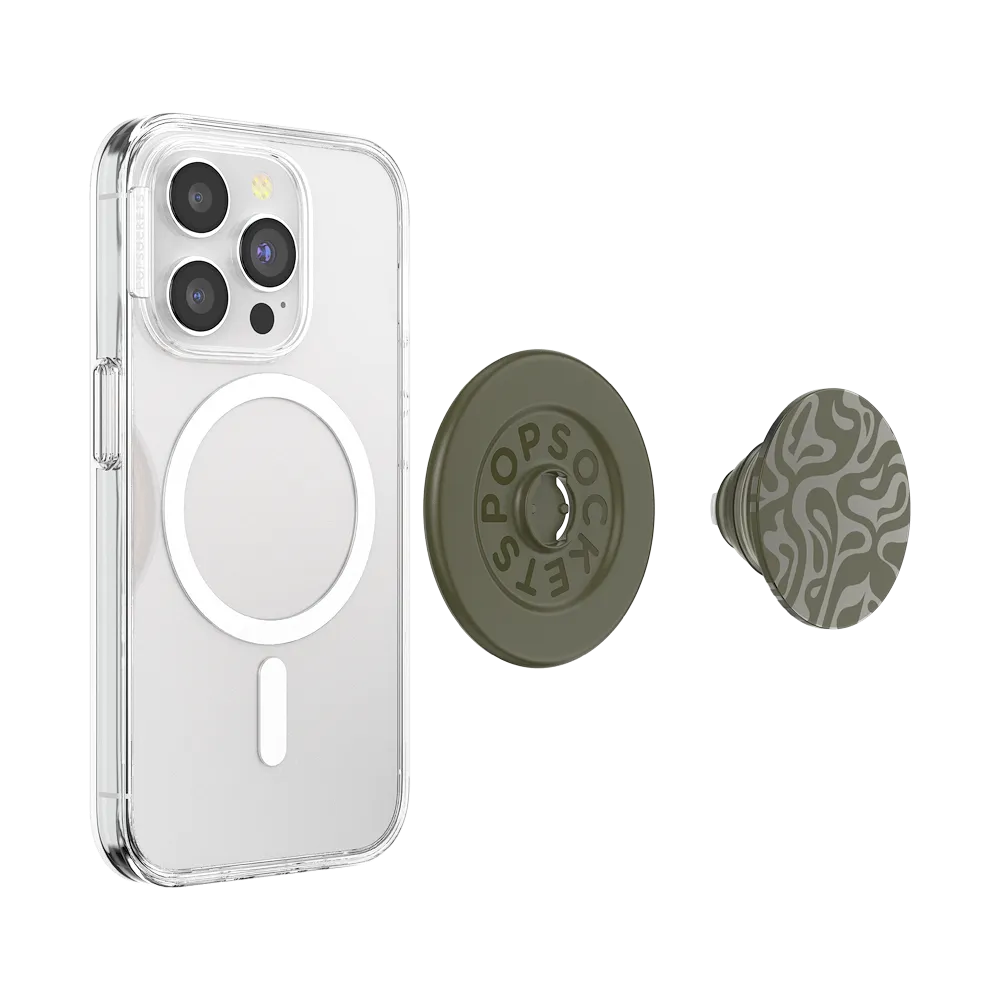 Aluminum Swirl — MagSafe PopGrip