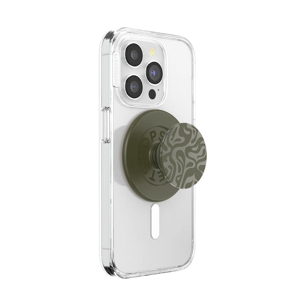 Aluminum Swirl — MagSafe PopGrip