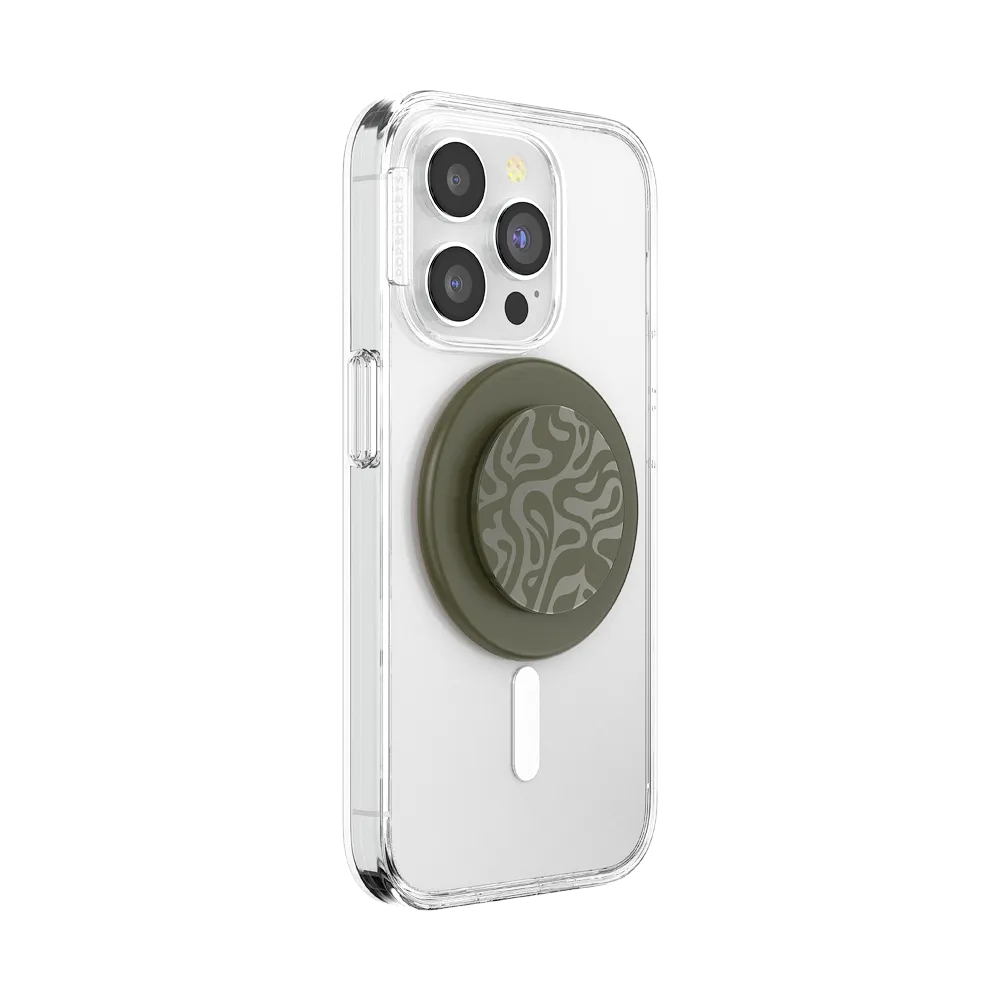 Aluminum Swirl — MagSafe PopGrip