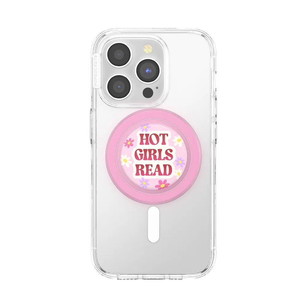 Hot Girls Read Pink — MagSafe PopGrip