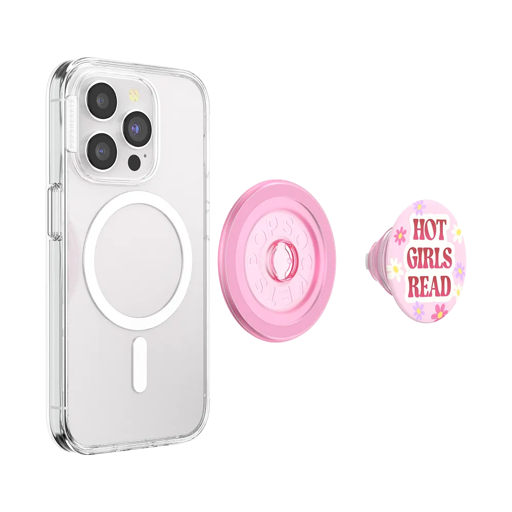Hot Girls Read Pink — MagSafe PopGrip