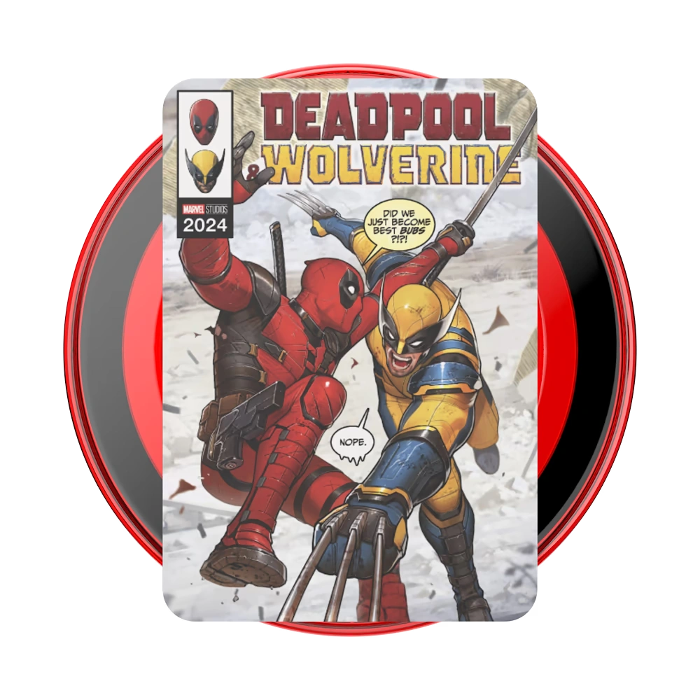 Deadpool and Wolverine Comic Cover — MagSafe PopGrip