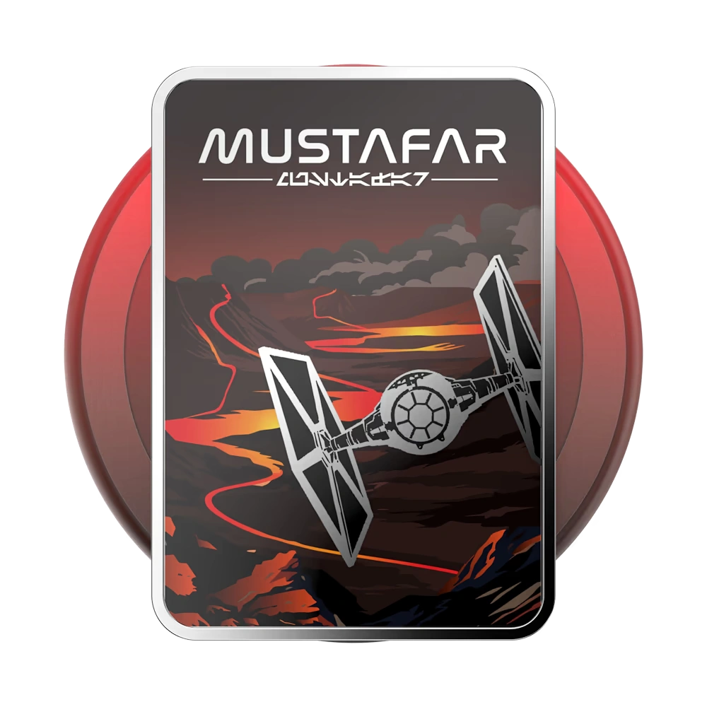 Enamel Welcome To Mustafar — MagSafe PopGrip