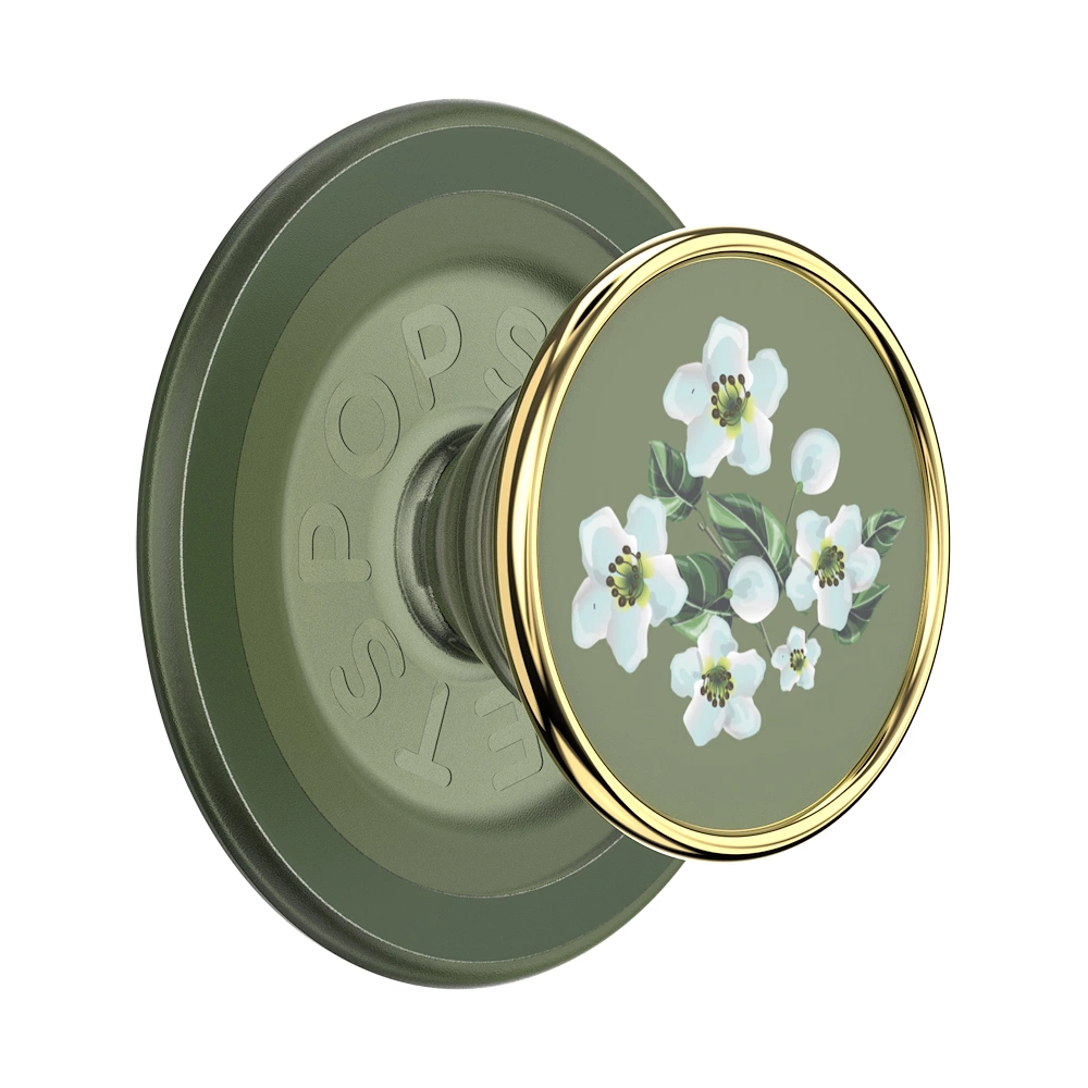 Enamel Floral Relief — MagSafe PopGrip 1 Enamel Floral Relief — MagSafe PopGrip