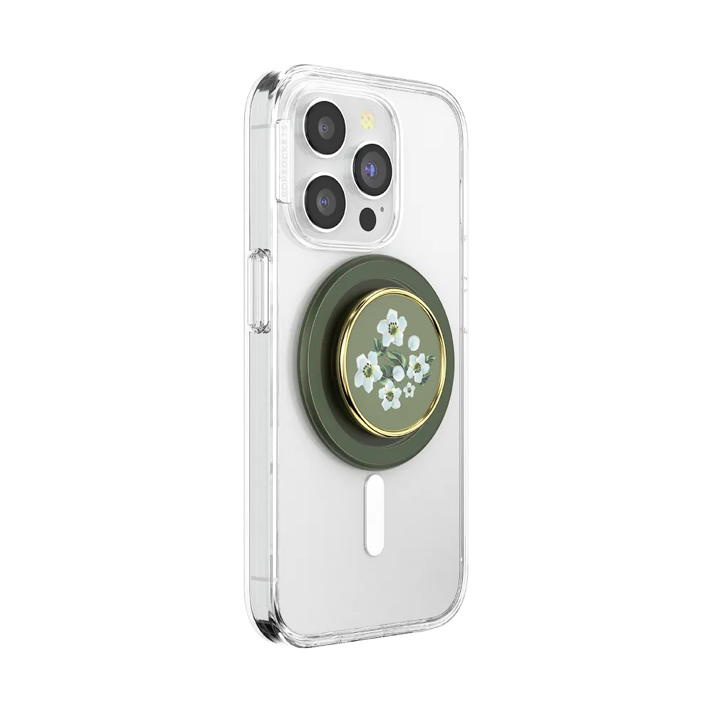 Enamel Floral Relief — MagSafe PopGrip 10 Enamel Floral Relief — MagSafe PopGrip