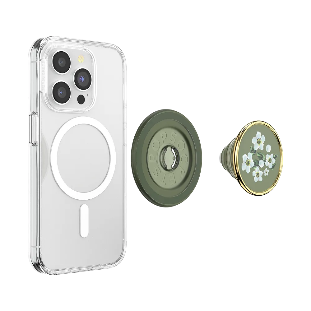 Enamel Floral Relief — MagSafe PopGrip 6 Enamel Floral Relief — MagSafe PopGrip